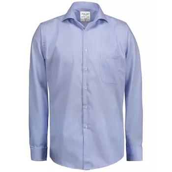 Seven Seas Fine Twill California modern fit skjorte, Lys Blå