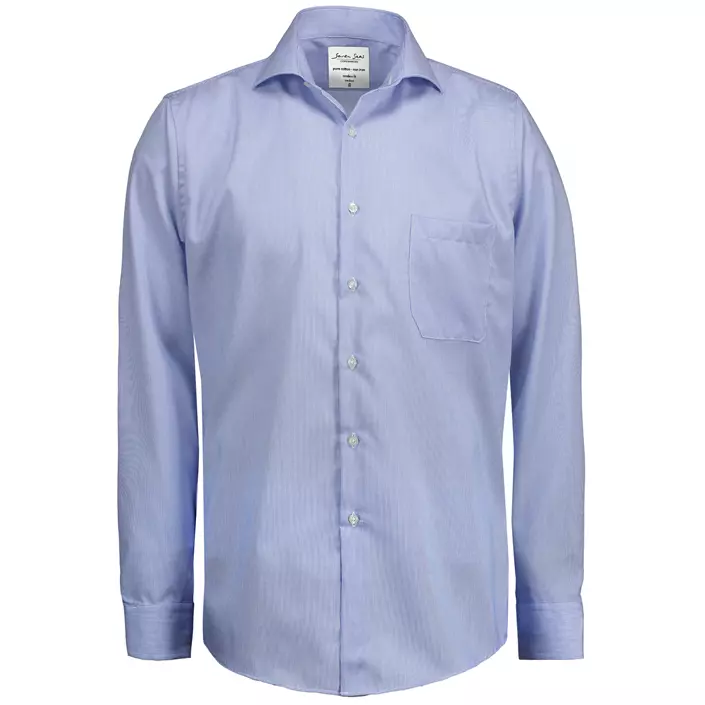 Seven Seas Fine Twill California modern fit skjorte, Lys Blå, large image number 0