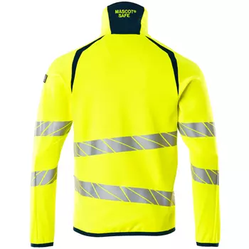 Mascot Accelerate Safe fleece jacket, Hi-Vis Yellow/Dark Marine