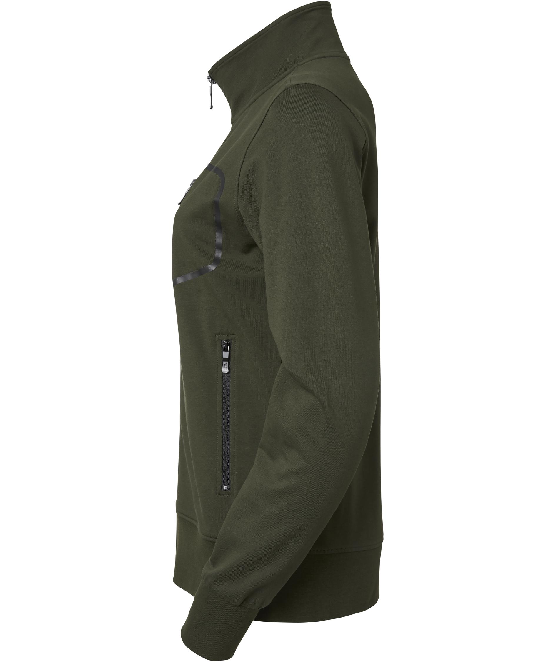 South West Nicole women's sweat cardigan, Dark olive , large image number 3