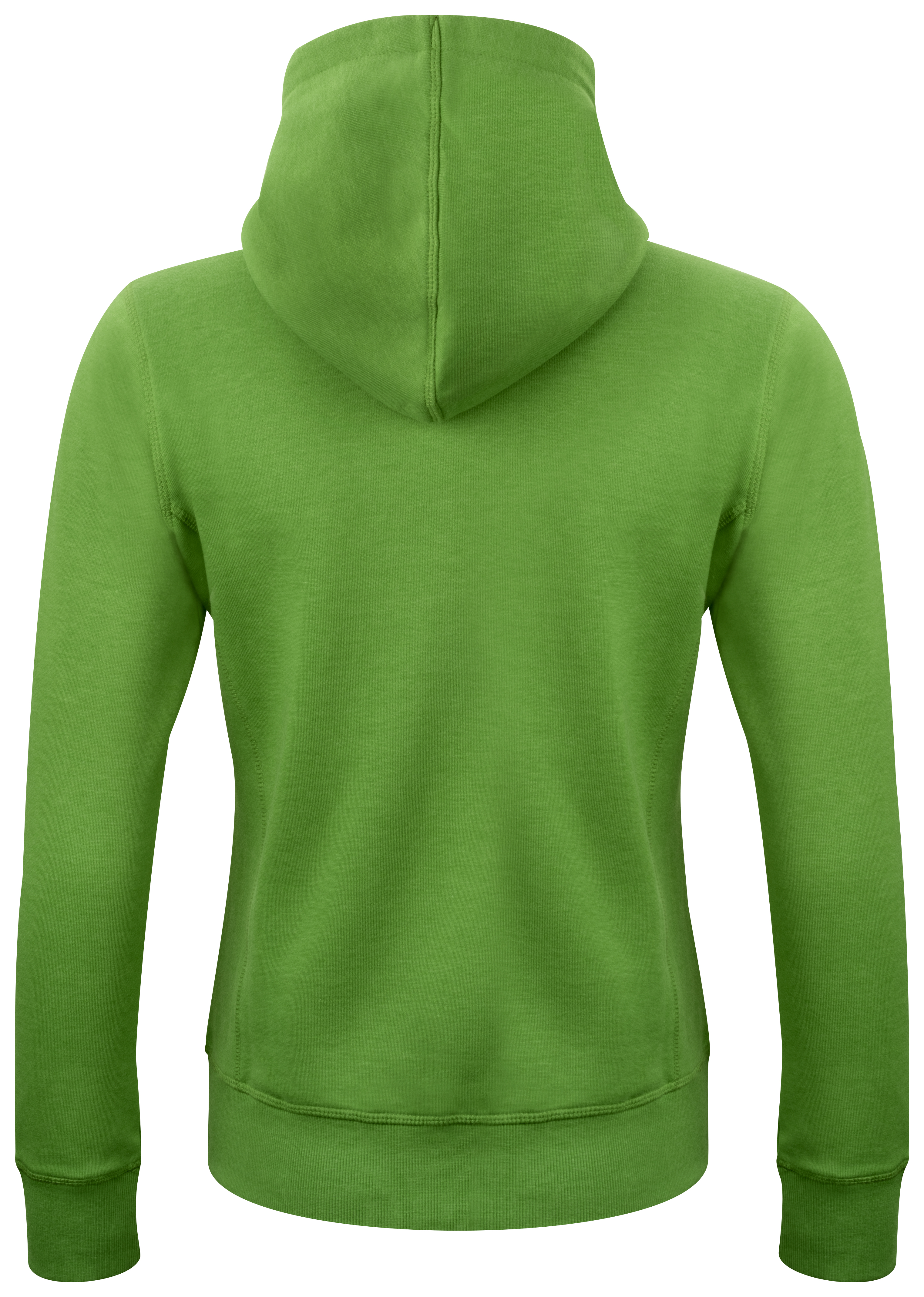 Clique Classic hoodie dam, Green Melange