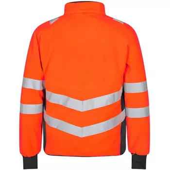 Engel Safety fleece jacket, Hi-vis orange/Grey