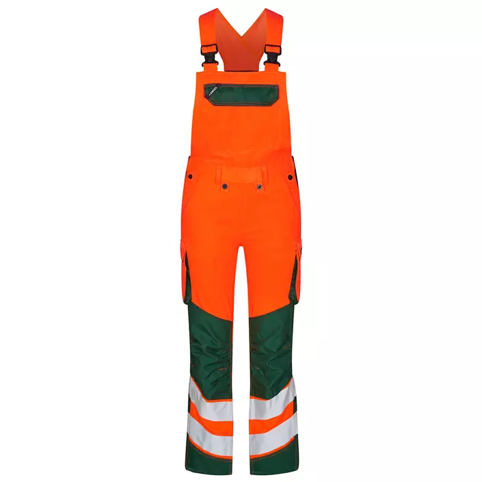 Engel Safety Light dame overalls, Hi-vis Orange/Grøn, large image number 0