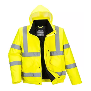 Portwest winter jacket, Hi-Vis Yellow