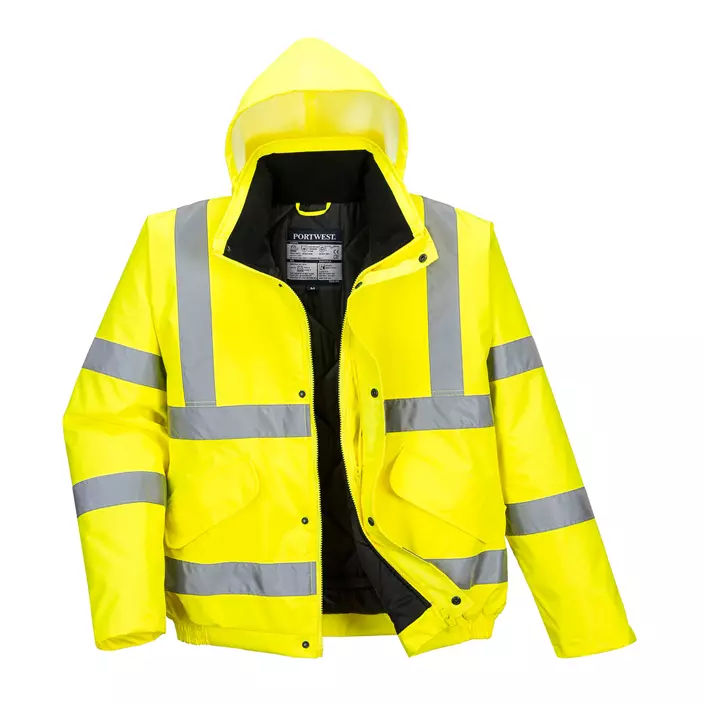 Portwest winter jacket, Hi-Vis Yellow, large image number 0