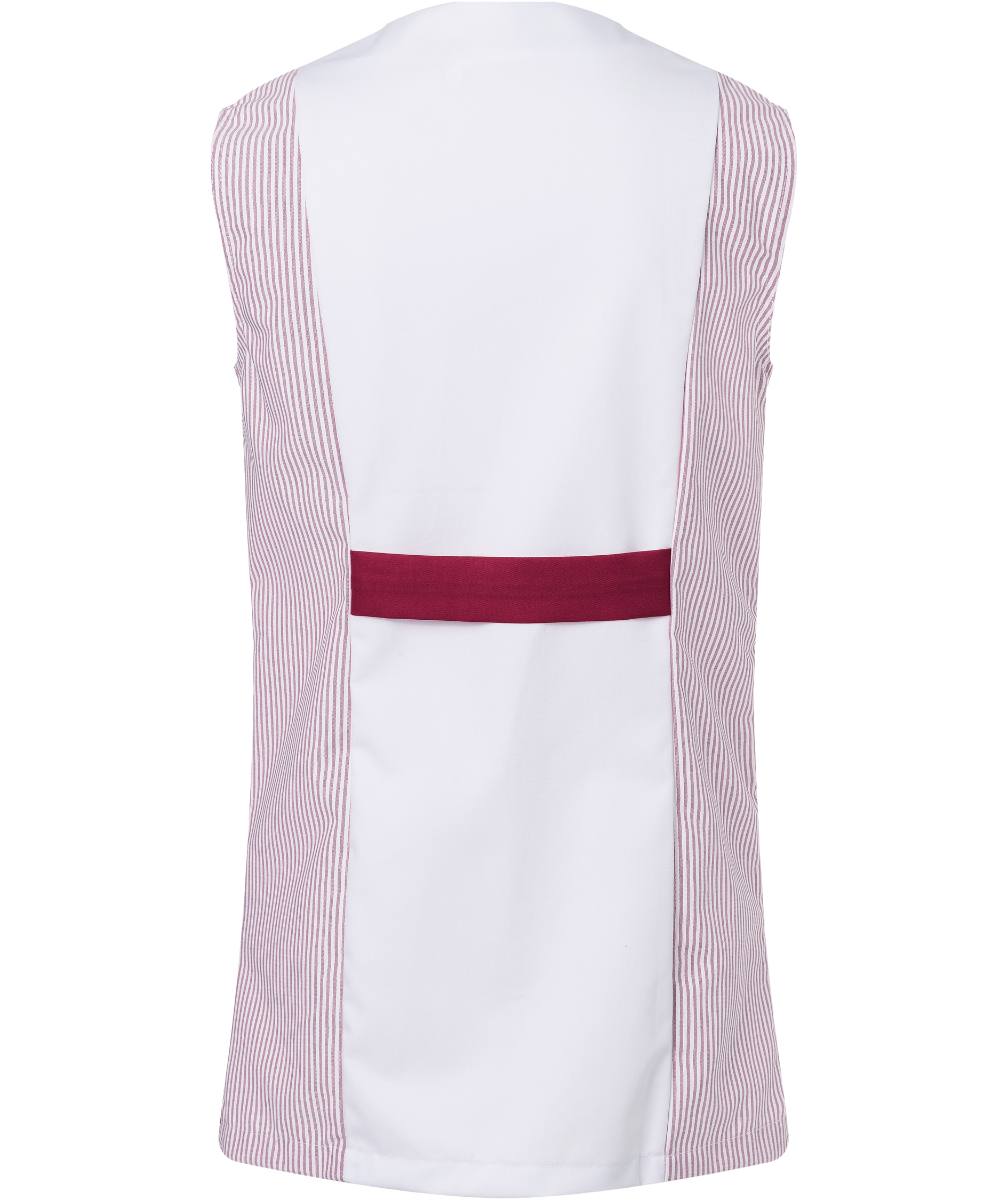 Karlowsky Sabrina Damen-Tunika ohne &Auml;rmel, White/bordeaux