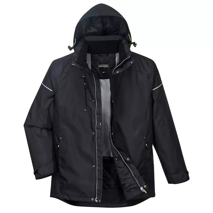 Portwest PW3 winter jacket, Black, large image number 2