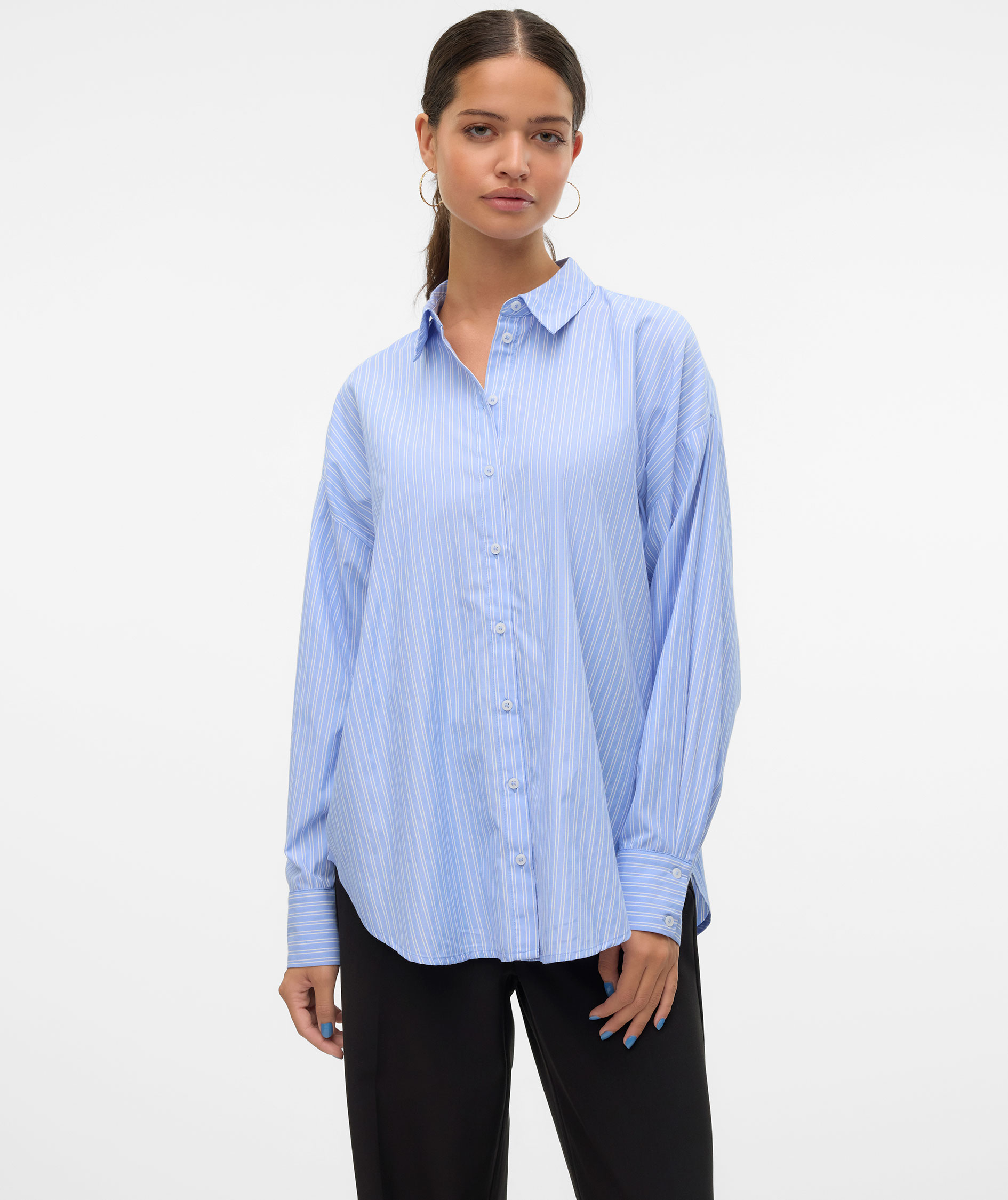 Vero Moda VMFANNI women's shirt, Hydrangea, large image number 4