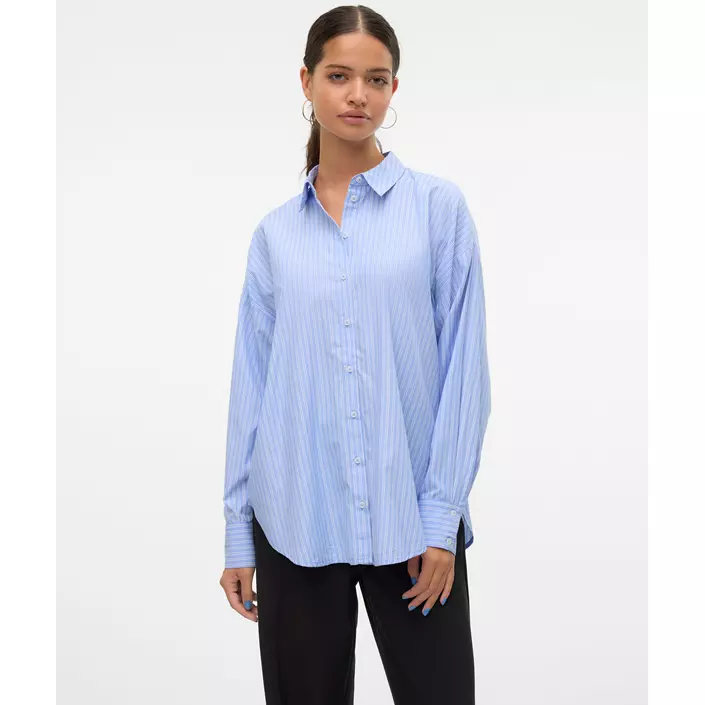 Vero Moda VMFANNI dameskjorte, Hydrangea, large image number 4