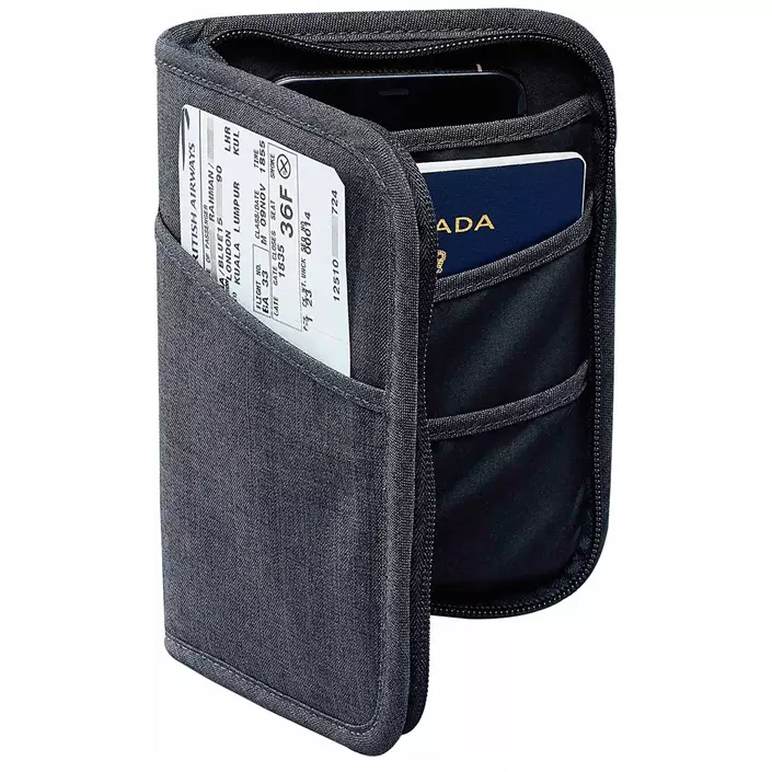 Stormtech Cupertino travel wallet, Carbon, Carbon, large image number 1