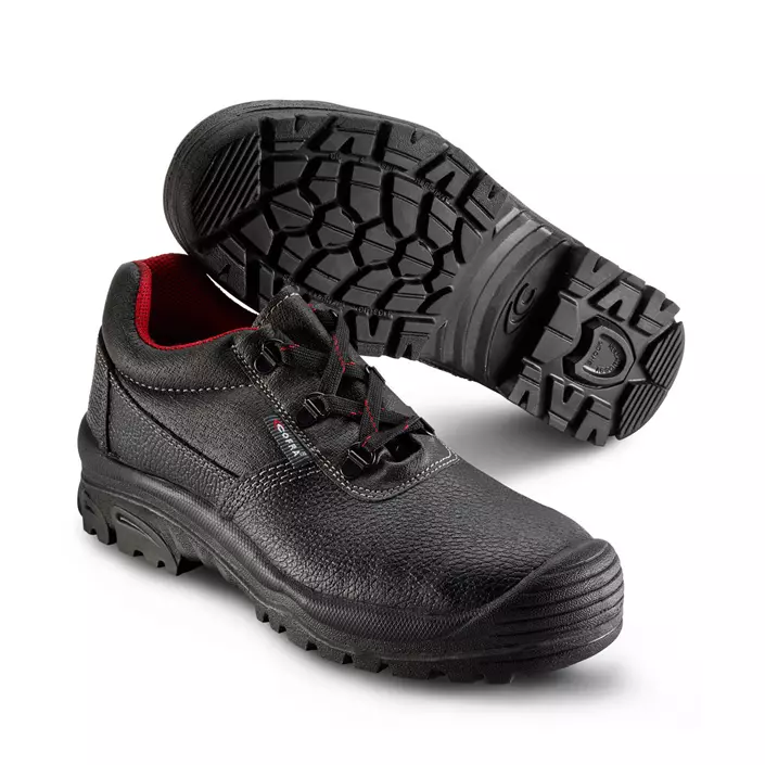 Cofra Tallinn safety shoes S3, Black/Red, large image number 0