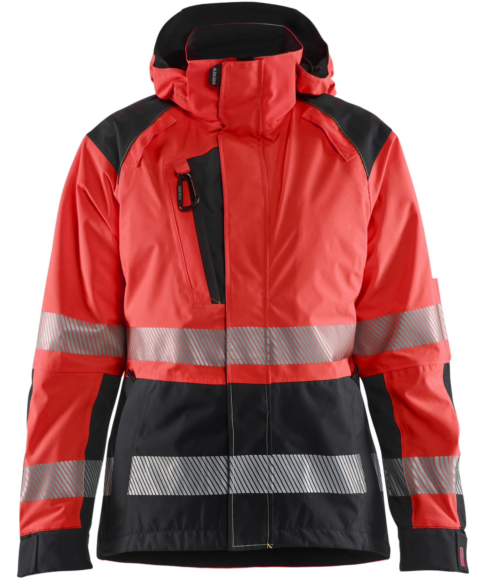Bl&aring;kl&auml;der women's shell jacket, Hi-Vis red/black