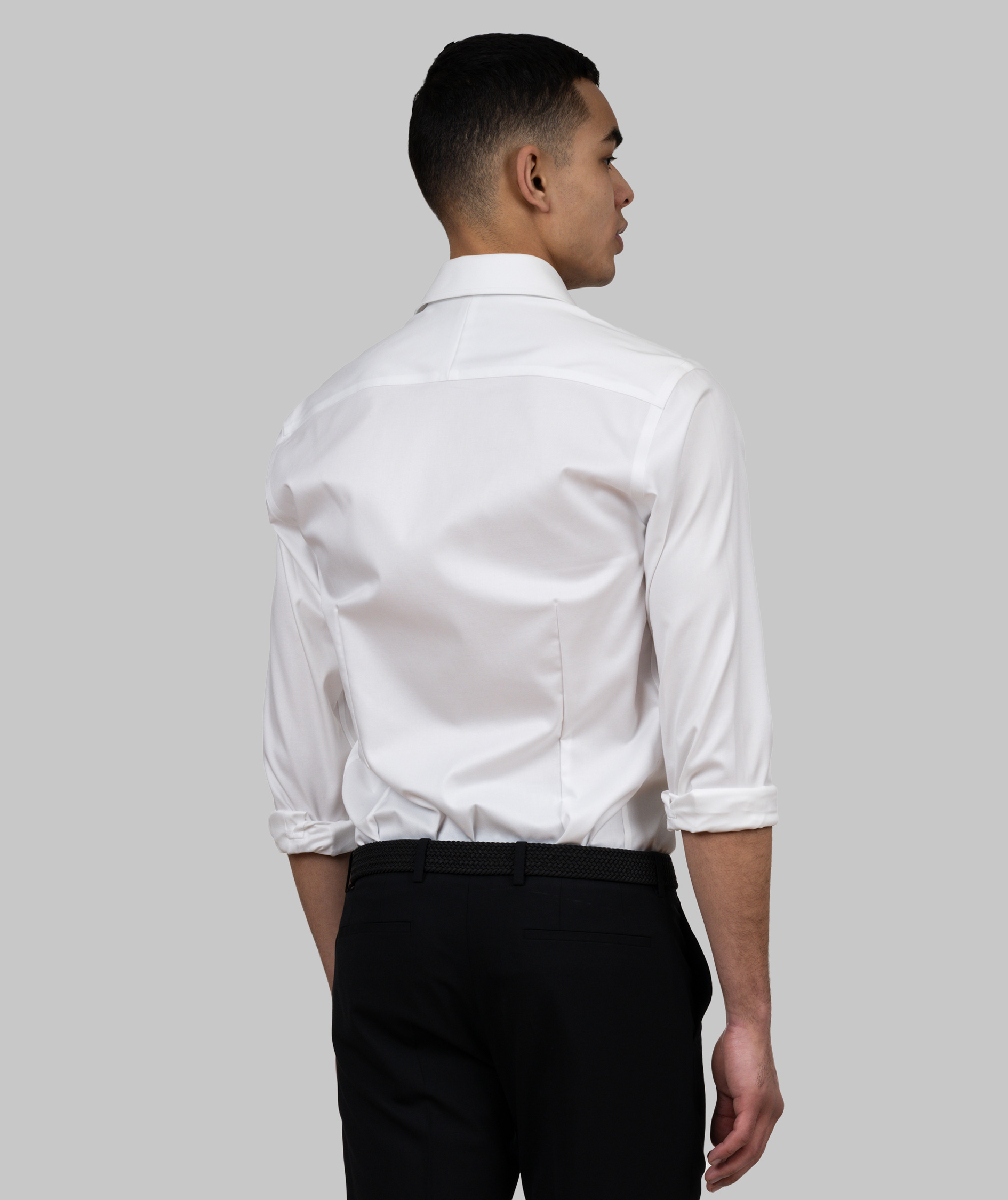 J. Harvest & Frost Black Bow 60 slim fit shirt, White, large image number 3