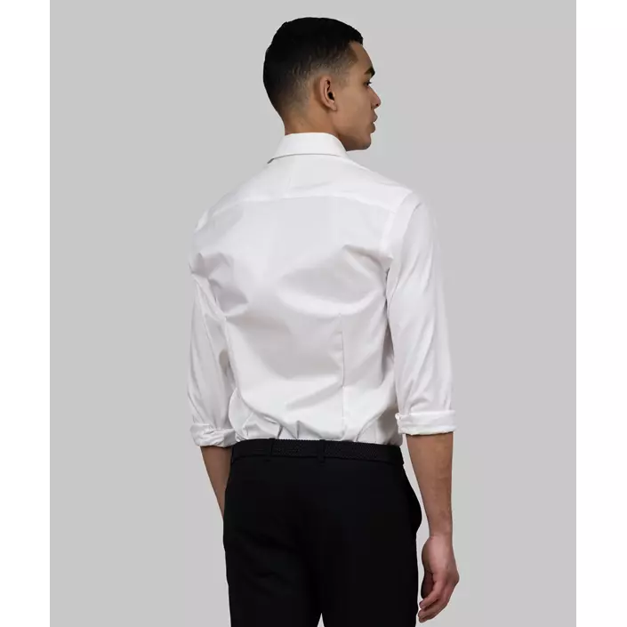 J. Harvest & Frost Black Bow 60 slim fit skjorte, Hvid, large image number 3