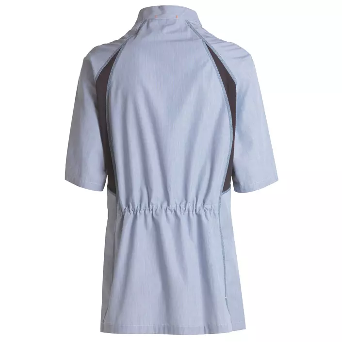 Kentaur kortermet funksjonsskjorte, Blå/Hvit Stripete, large image number 2