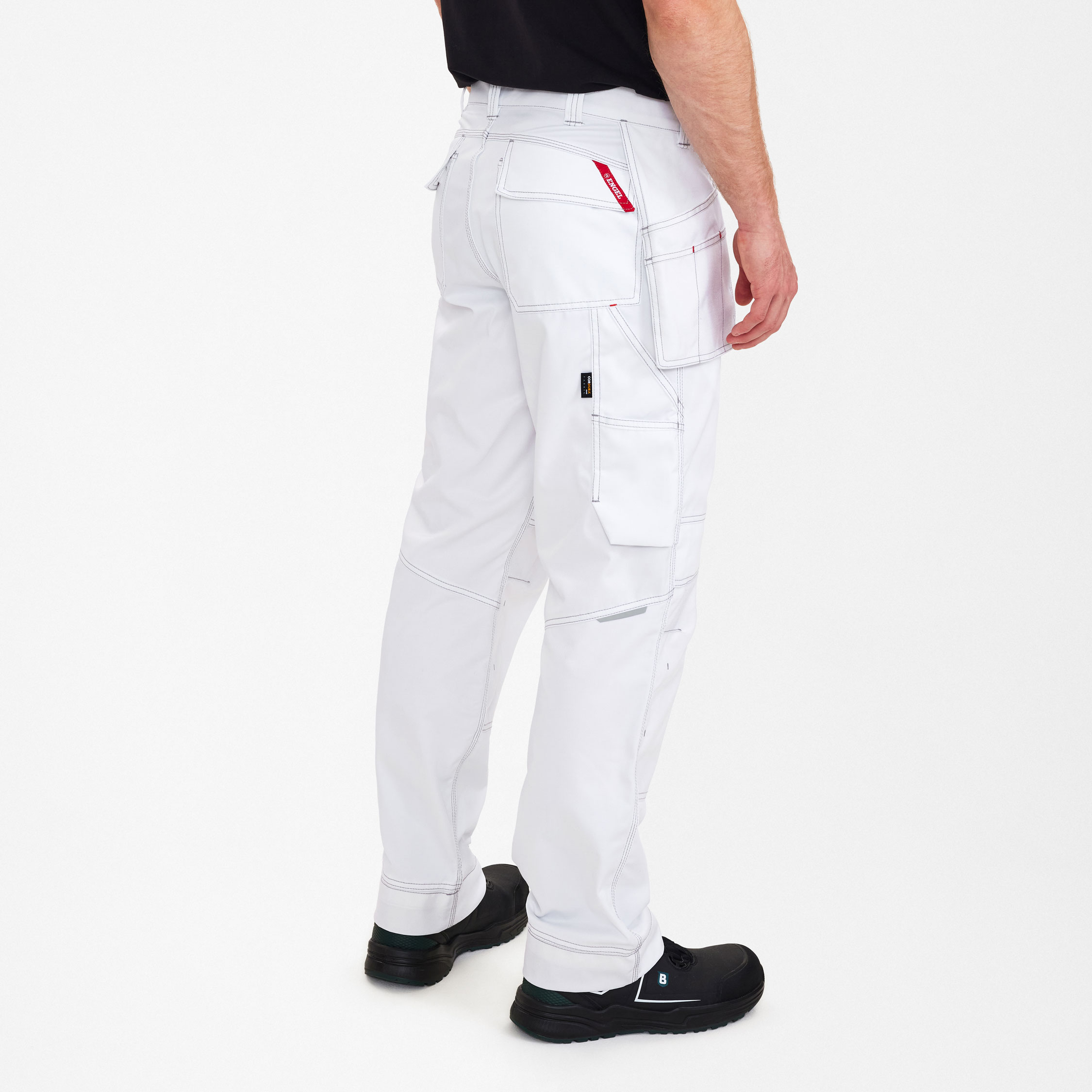 Engel Combat craftsman trousers, White, large image number 2