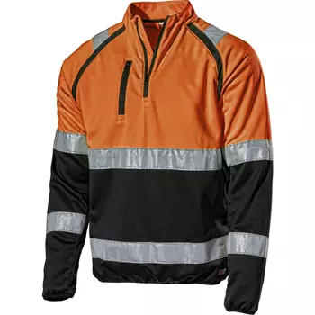 L.Brador Sweatshirt 4171P, Hi-Vis Orange/Schwarz