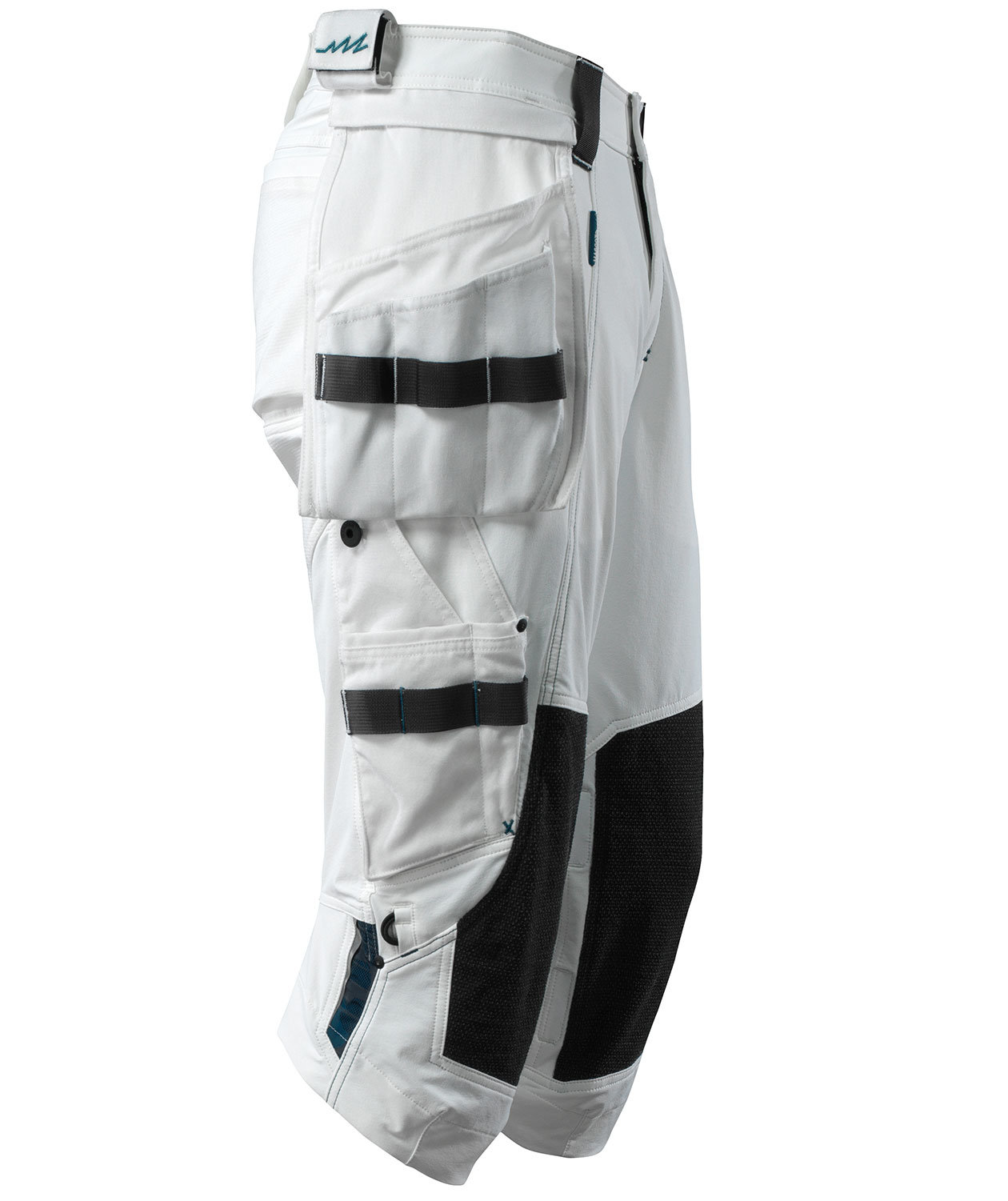 Mascot Advanced h&aring;ndv&aelig;rkerknickers full stretch, Hvid, large image number 3