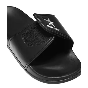 Solid Gear Slide Moon shower sandals, Black