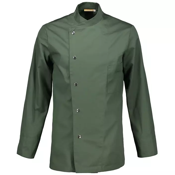 Karlowsky Lars chefs jacket, Olive Green, large image number 0