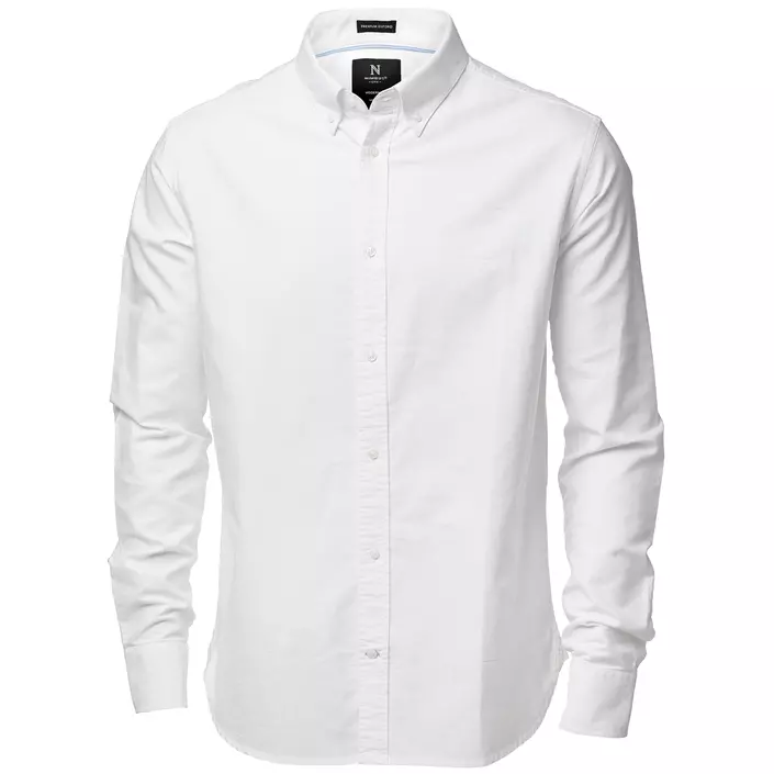 Nimbus Rochester Modern Fit Oxford skjorte, Hvit, large image number 0