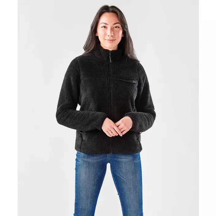 Stormtech Bergen Sherpa women's fleece jacket, Black, large image number 1