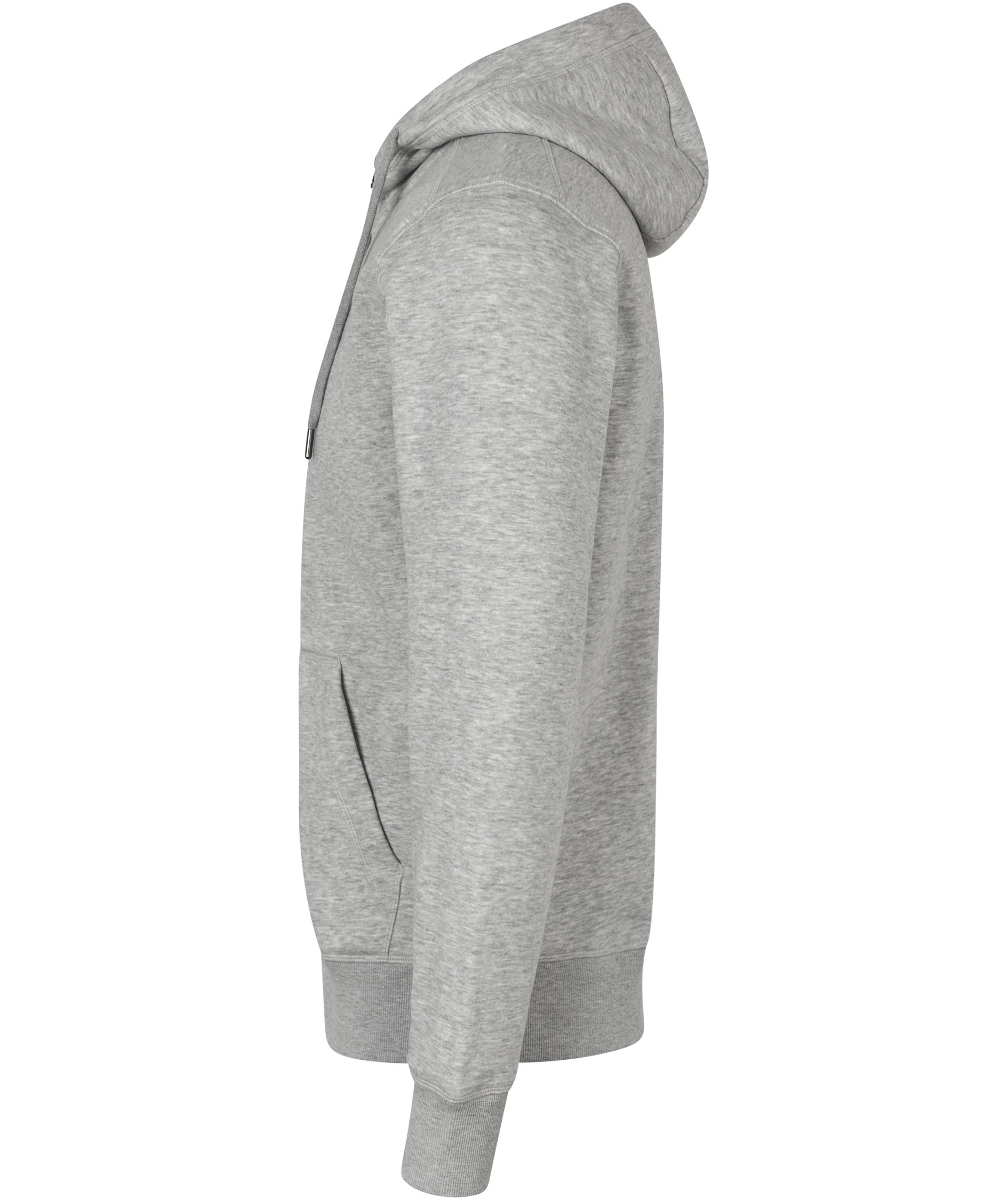 ID Core hoodie with zipper, Light Grey Melange, large image number 2