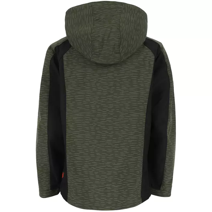 HEROCK Flexor softshelljacka till barn, Dark Khaki/Black, large image number 1