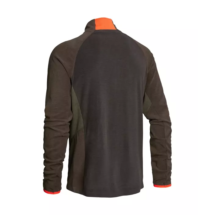 Northern Hunting Anker fleece baselayer sweater, Brown, large image number 2