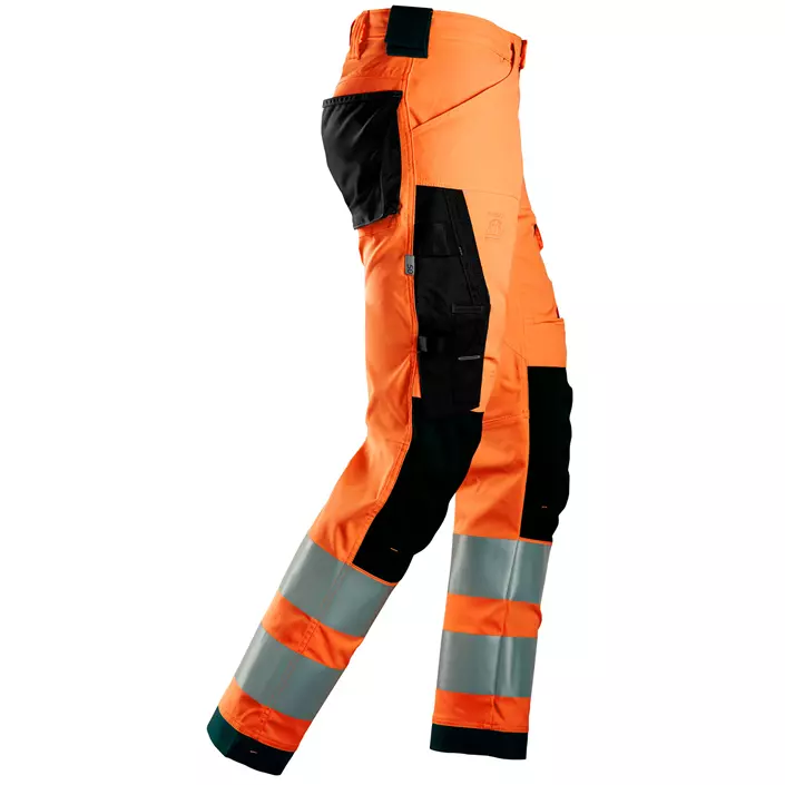 Snickers AllroundWork work trousers 6343, Hi-Vis Orange/Black, large image number 3