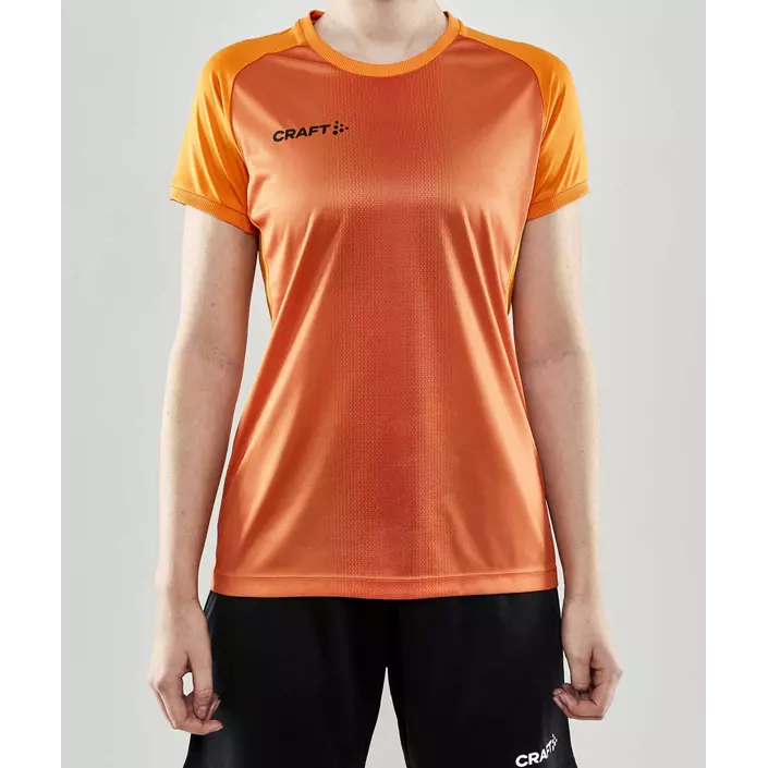 Craft Progress 2.0 Graphic Jersey women's T-shirt, Dark orange/sort, large image number 1