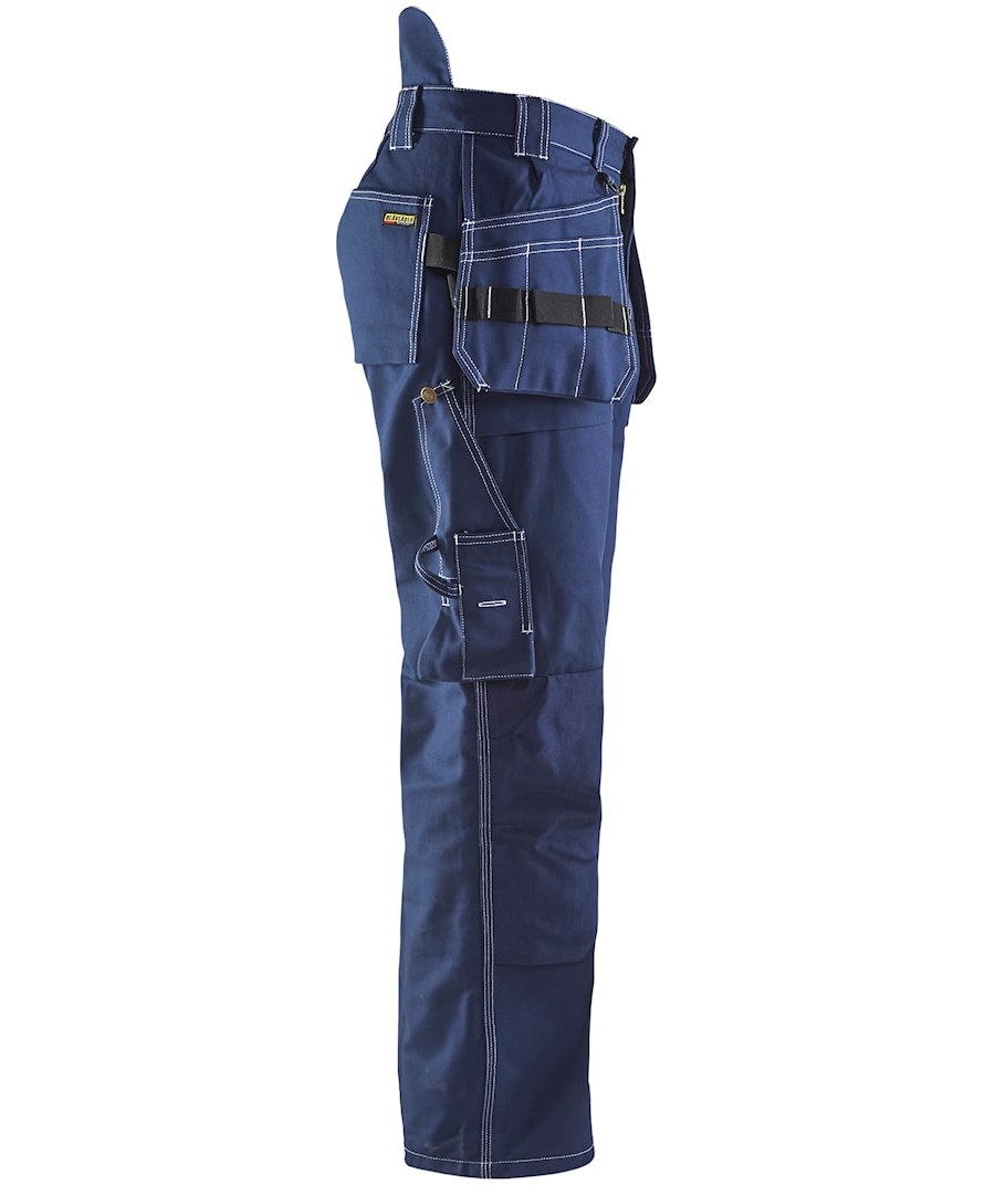 Bl&aring;kl&auml;der h&aring;ndv&aelig;rker vinterbukser, Marine, large image number 2