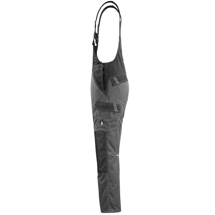 Mascot Light Leeton bib and braces, Dark Anthracite/Black, large image number 1