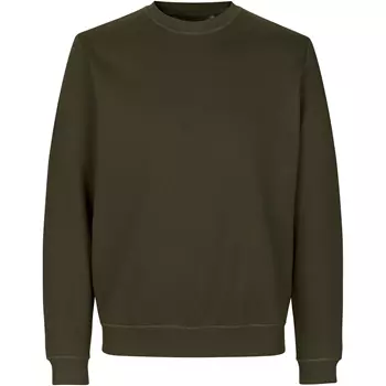 ID organic sweatshirt, Olive Green