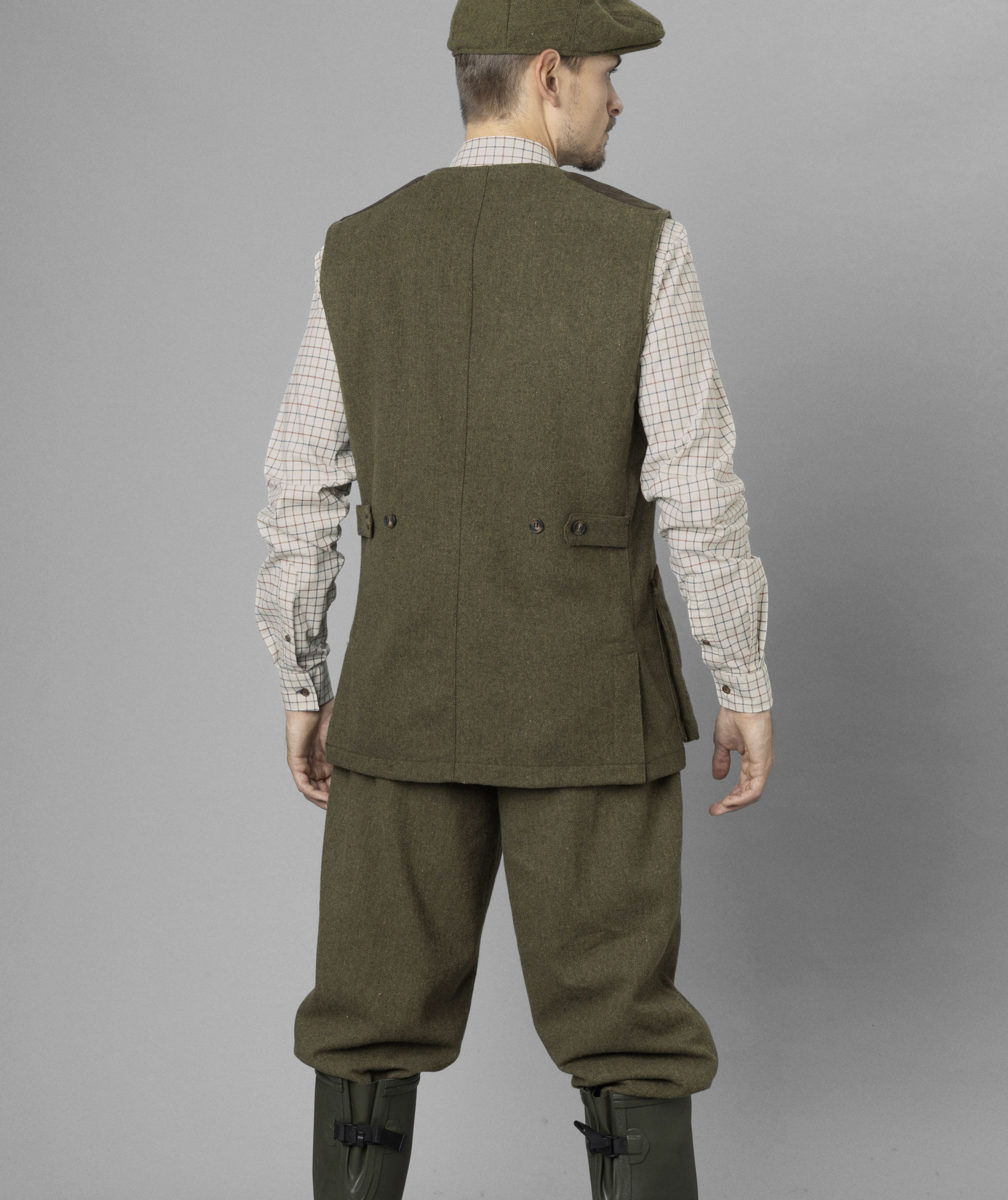 Seeland Hillside vest med uld, Moss green, large image number 5