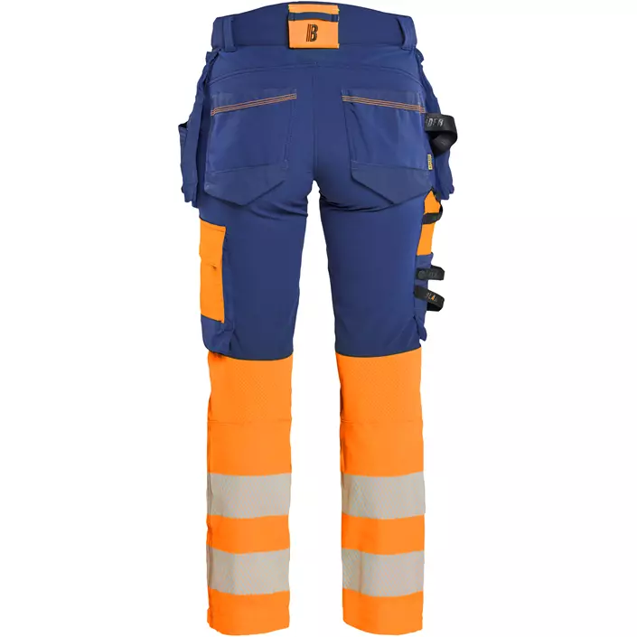 Blåkläder dame håndværkerbukser full stretch, Marine/Hi-Vis Orange, large image number 1