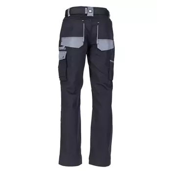 Kramp Original work trousers with belt, Black/Grey