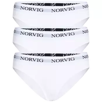 NORVIG 3-pack women's briefs, White