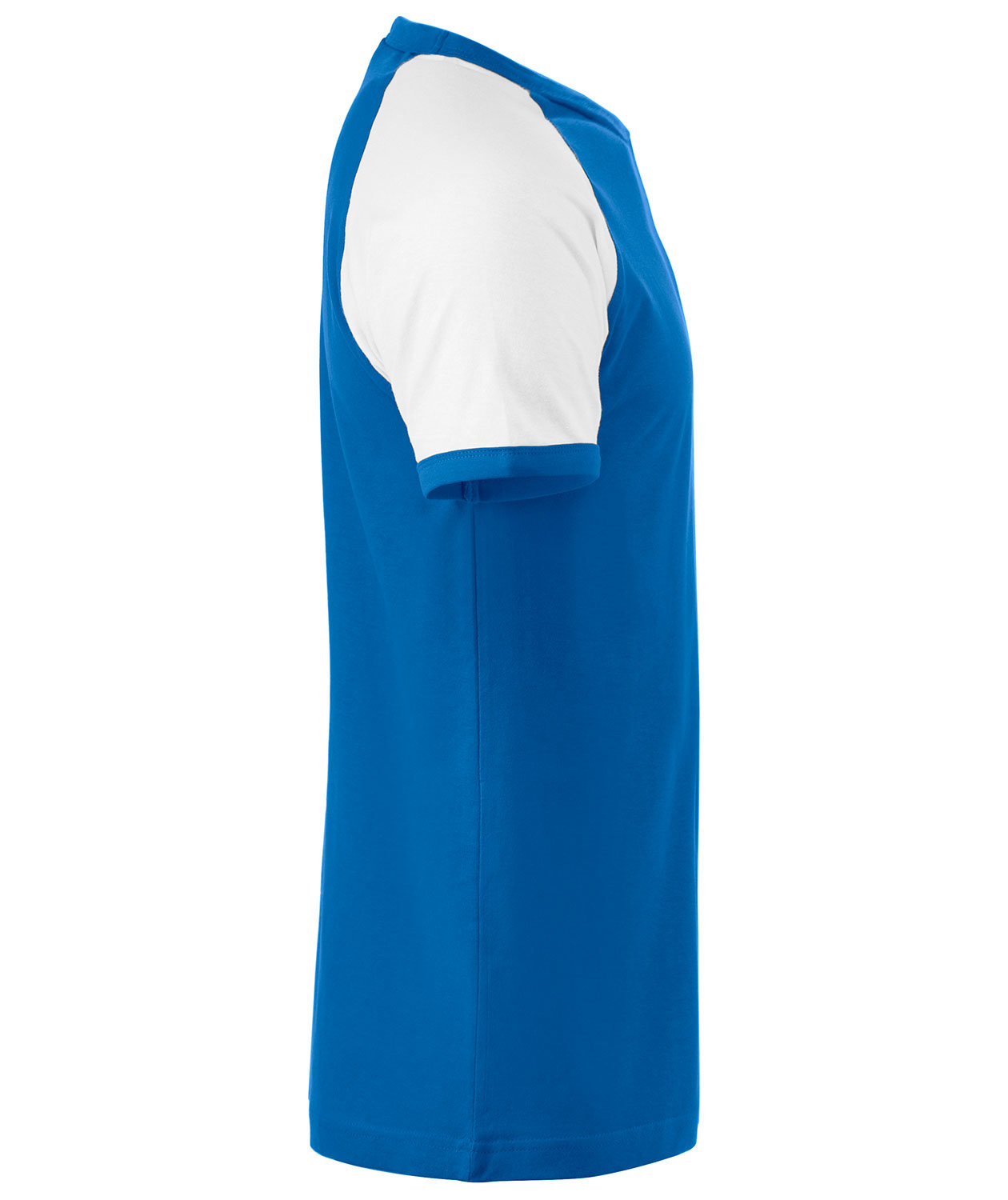 Clique Raglan T-shirt, Kongebl&aring;/Hvid, large image number 3