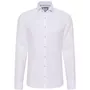 Eterna Soft Tailoring Twill Slim fit skjorte, White 