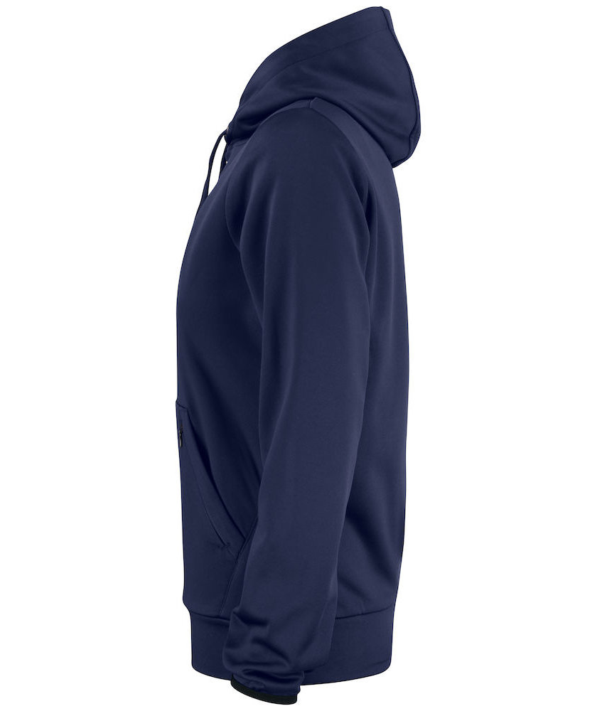 Clique Oakdale hoodie, Dark Marine Blue, large image number 4