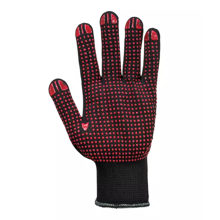 Portwest A110 Polka Dot work gloves, Black, large image number 2