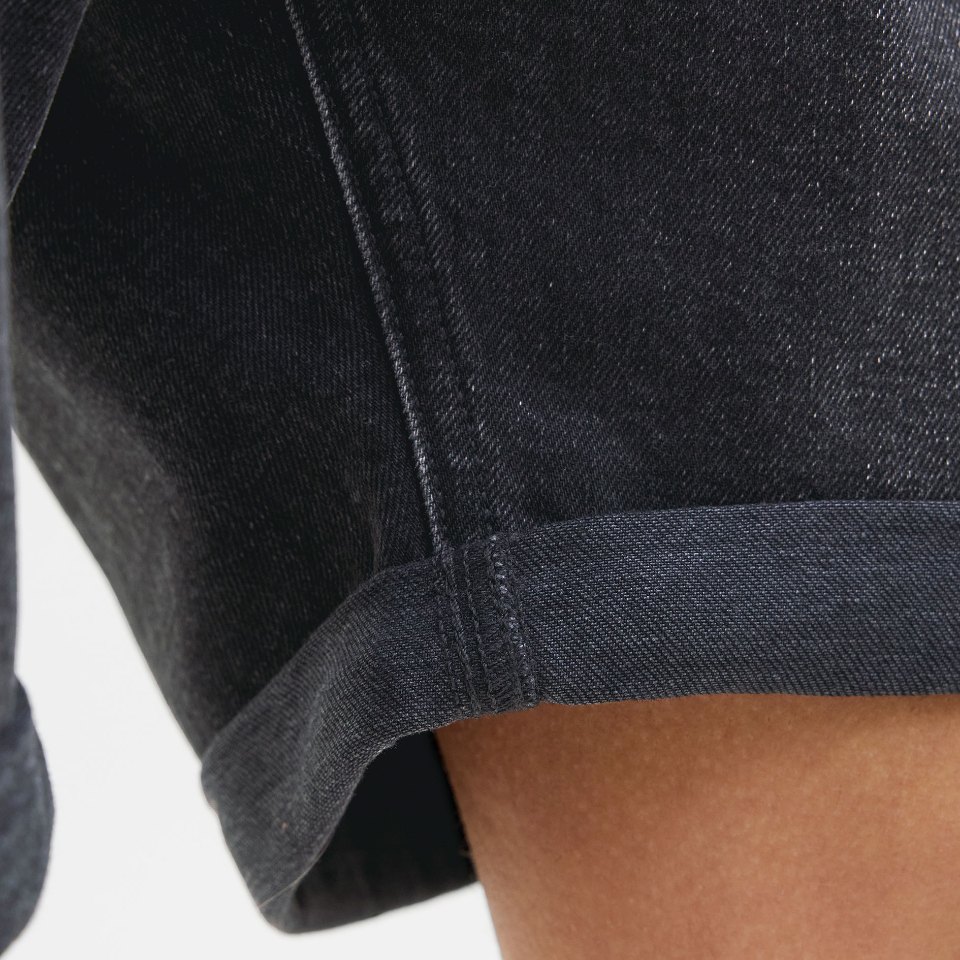 Jack & Jones JJIRICK JJORIGINAL AM360 shorts, Black Denim, large image number 5