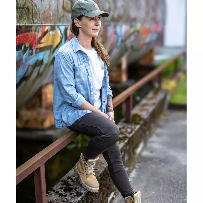 Carhartt flannel dameskjorte, Neptune, large image number 1