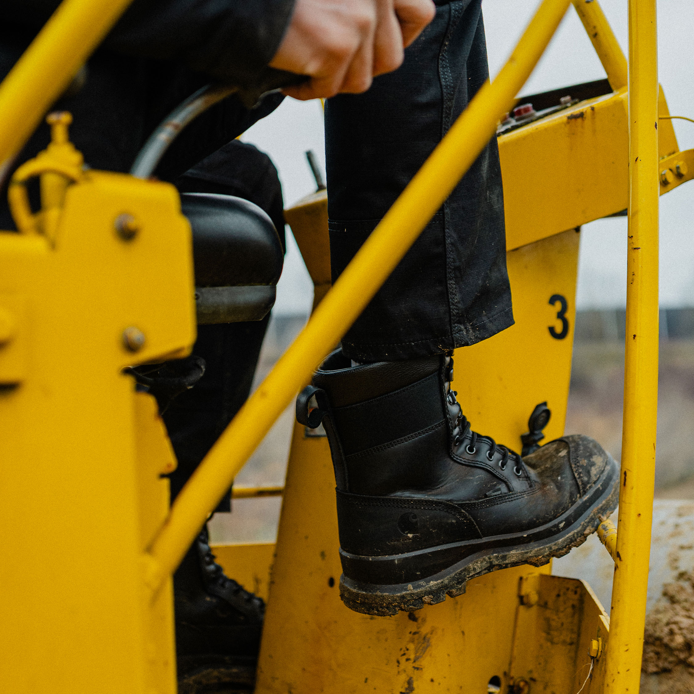 Carhartt Detroit Rugged Flex High sikkerhedsst&oslash;vler S3, Sort