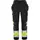 Fristads dame håndverksbukse 2670 GPLU, Hi-vis Gul/Svart, Hi-vis Gul/Svart, swatch