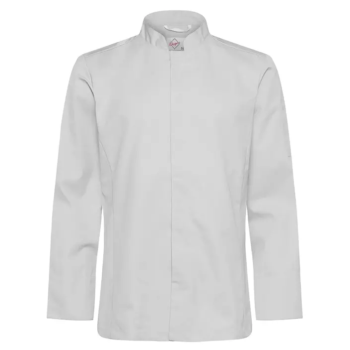 Segers slim fit kockskjorta, Ljusgrå, large image number 0