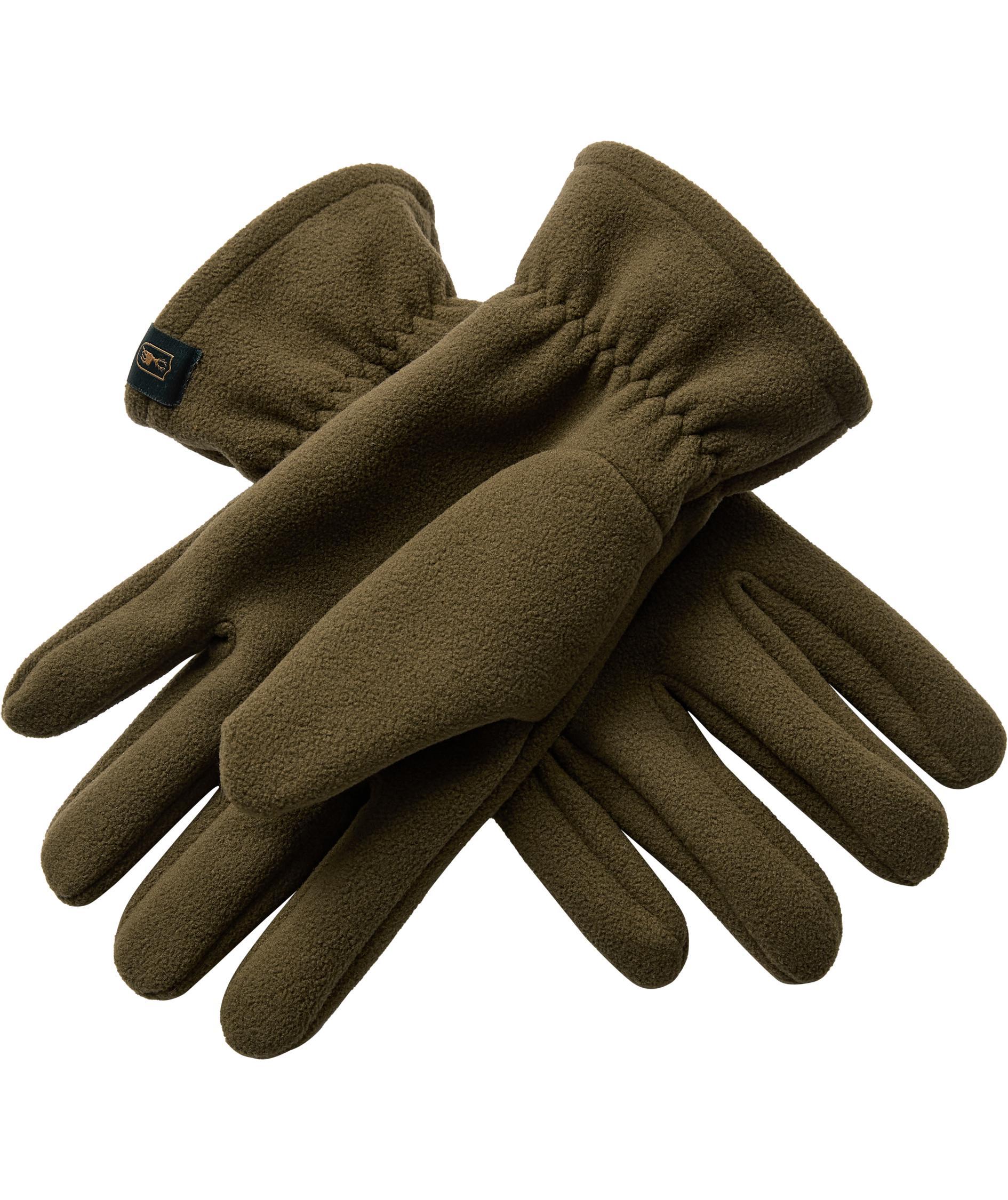 Deerhunter fleece gloves, Tarmac green