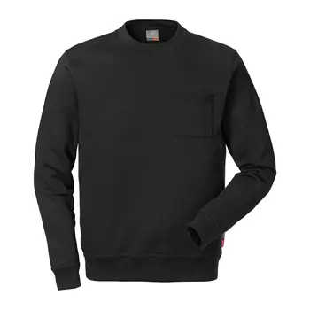 Kansas Match sweatshirt / work sweater, Black