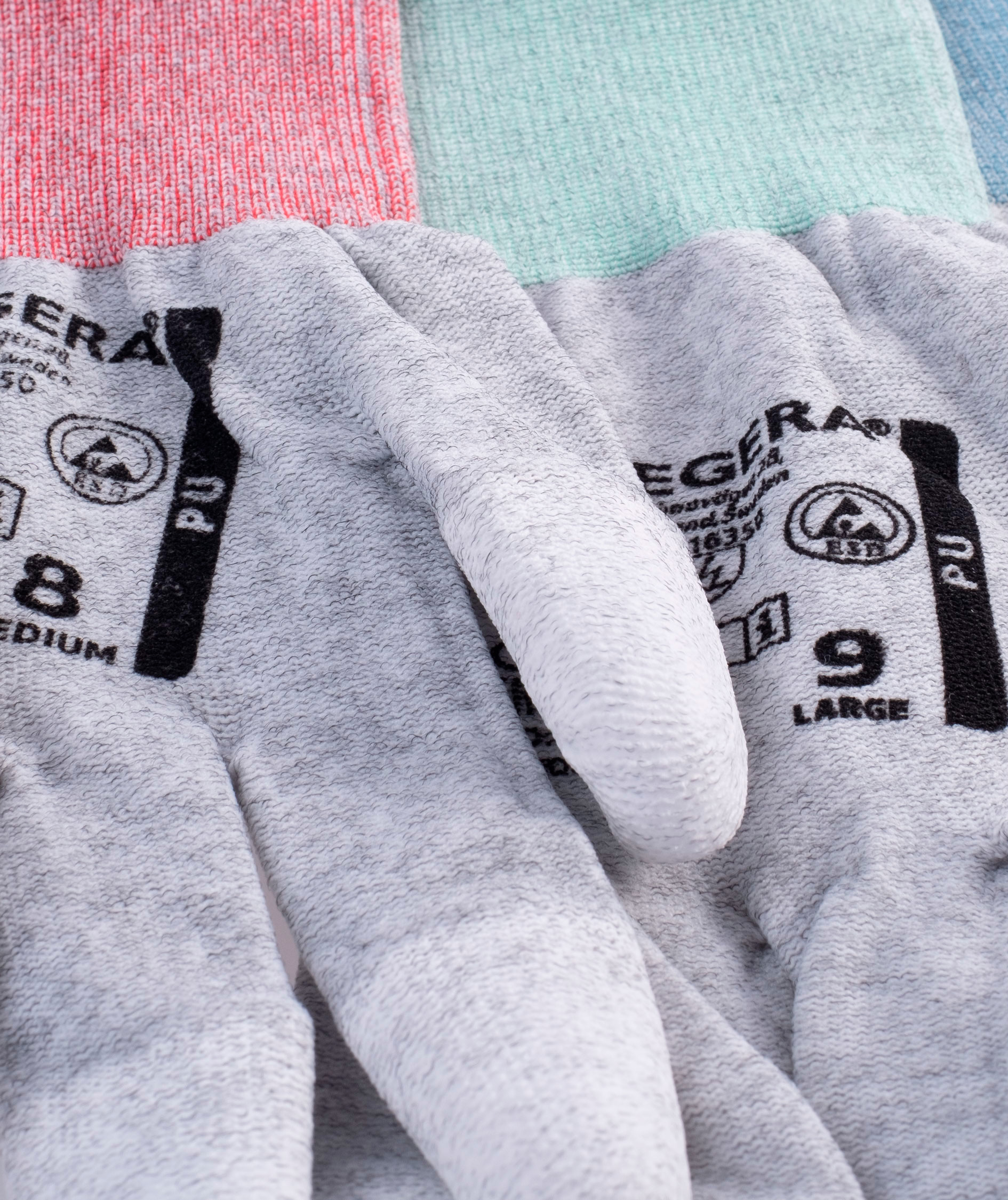 Tegera 810 ESD work gloves, Grey/Green, large image number 2